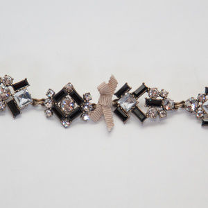 J. Crew Rhinestone Ribbon Bracelet NWT